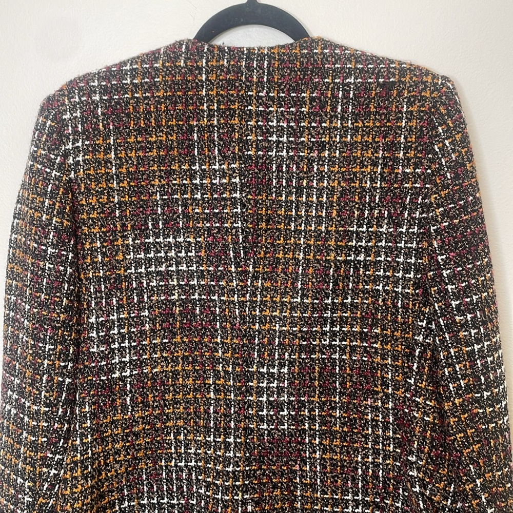 Karl Lagerfeld Tweed Fringe Blazer - Picture 6 of 6